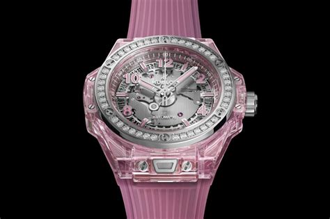 Big Bang One Click Pink Sapphire Diamonds 39 mm 